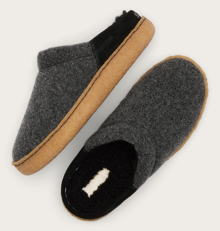 Nakiska III Scuff Women's Slipper, Color: Black, Gum 2, image 5