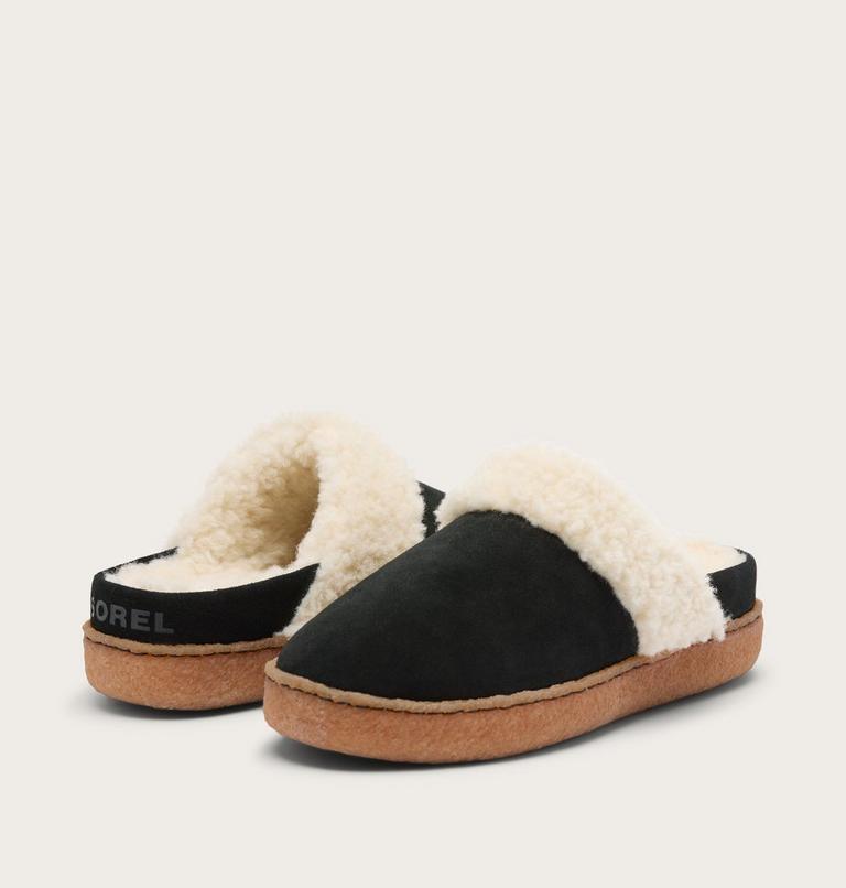 Women's Nakiska III Slide Slipper, Color: Black, Gum 2, image 9