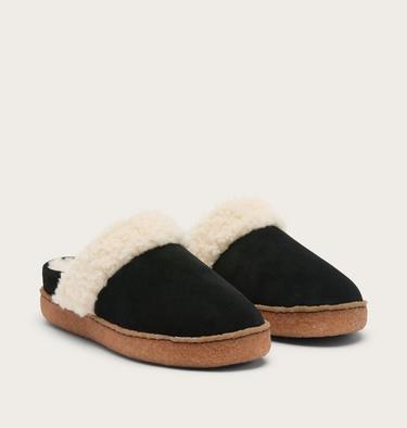 Nakiska III Slide Women's Slipper, Color: Black, Gum 2, image 6