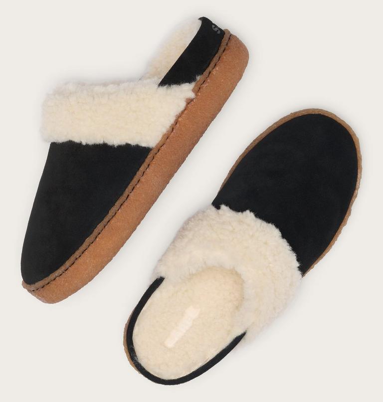 Women's Nakiska III Slide Slipper, Color: Black, Gum 2, image 5