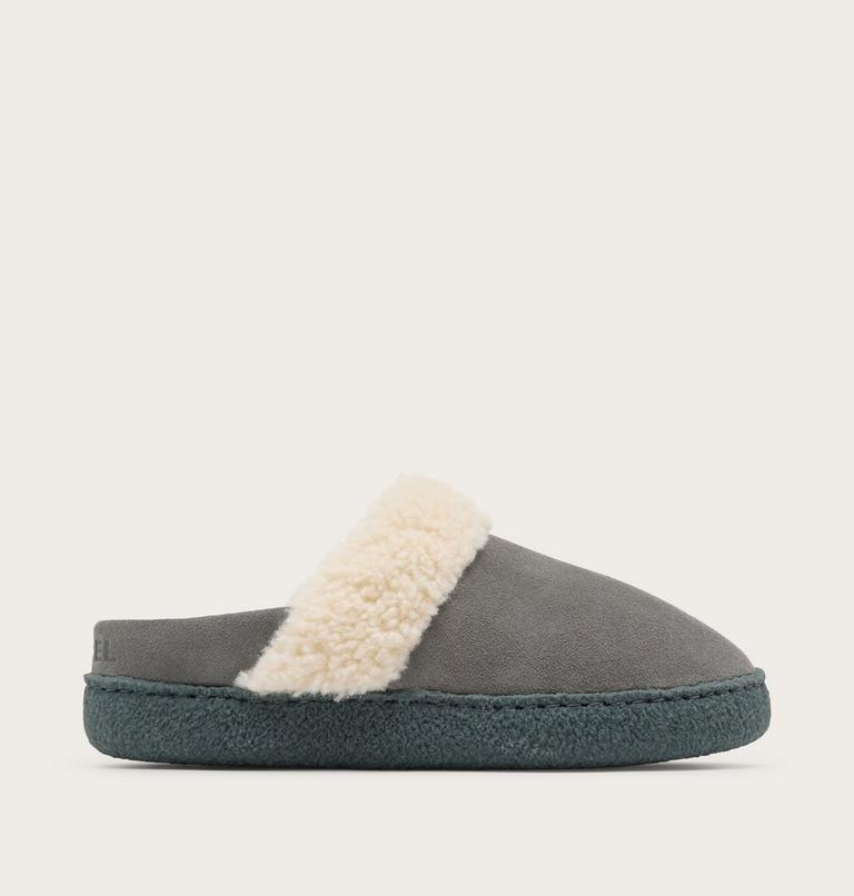 Nakiska III Slide Women's Slipper, Color: Quarry, Grill, image 1