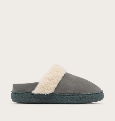 Nakiska III Slide Women's Slipper, Color: Quarry, Grill, image 1