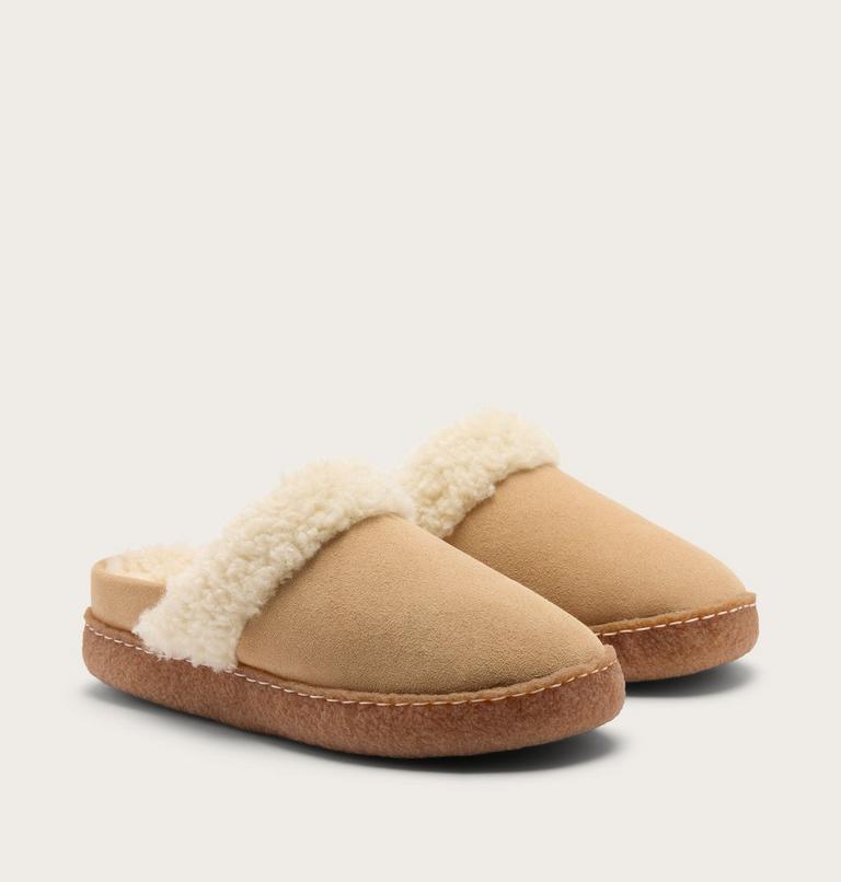 Women's Nakiska III Slide Slipper, Color: Canoe, Gum 2, image 2