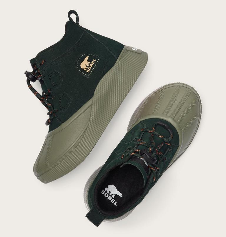 Big Kids Out N About IV Classic Waterproof Boot, Color: Deep Woods, Stone Green, image 4