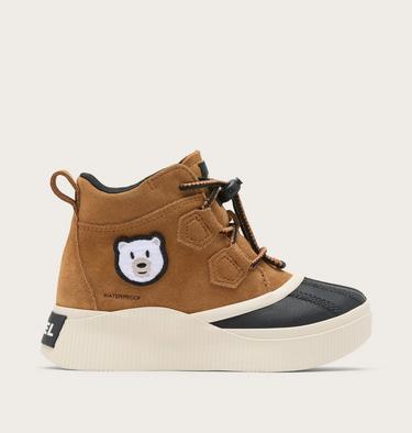 Kids' Out N About IV Classic Waterproof Boots, Color: Taffy, Light Bisque, image 5