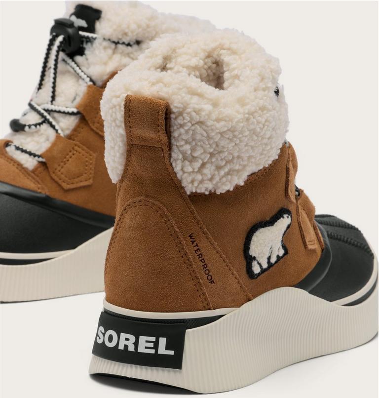 Youth Out N About IV Chillz Winter Boots, Color: Taffy Leather, Black, image 10
