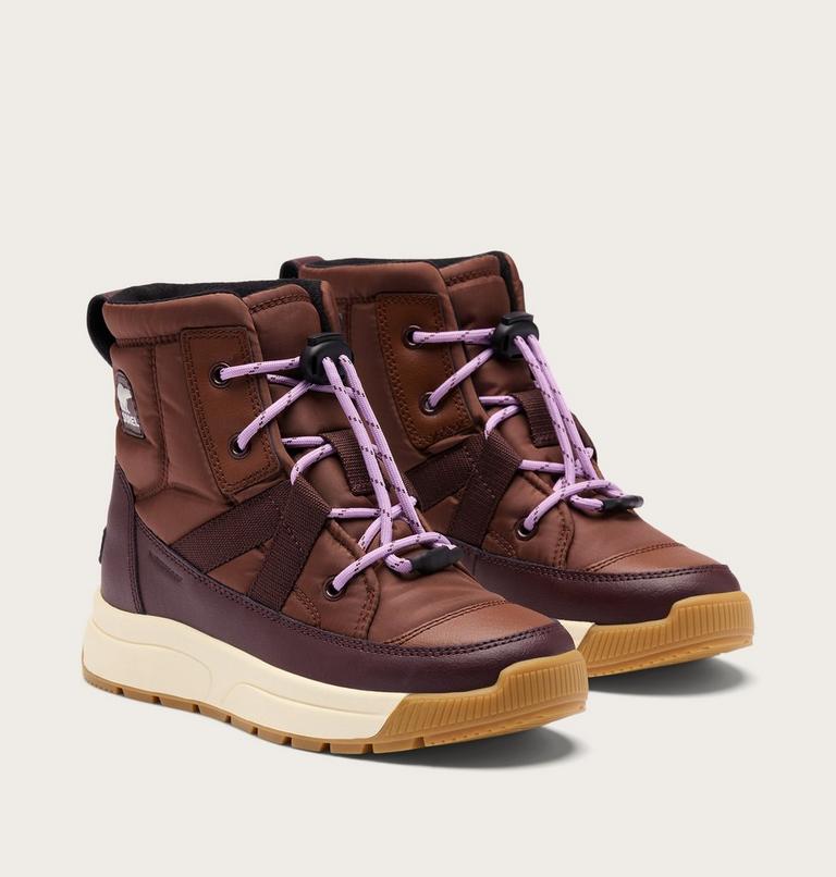 Big Kids Whitney III Mid Winter Boot, Color: Dark Auburn, Red Lodge, image 2