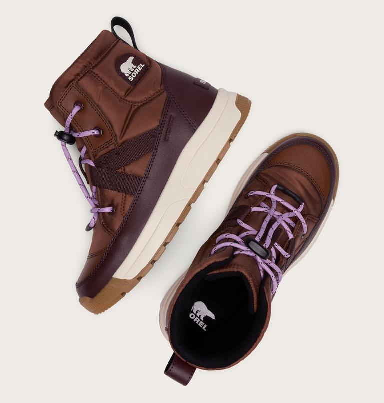 Big Kids Whitney III Mid Winter Boot, Color: Dark Auburn, Red Lodge, image 5