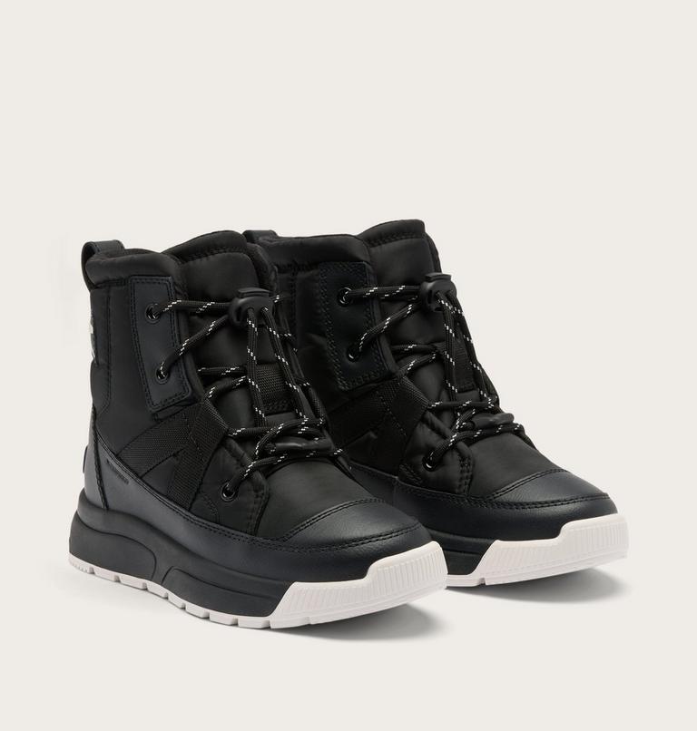 Little Kids Whitney III Mid Waterproof Boot, Color: Black, Black, image 2
