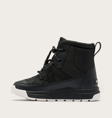 Little Kids Whitney III Mid Waterproof Boot, Color: Black, Black, image 4