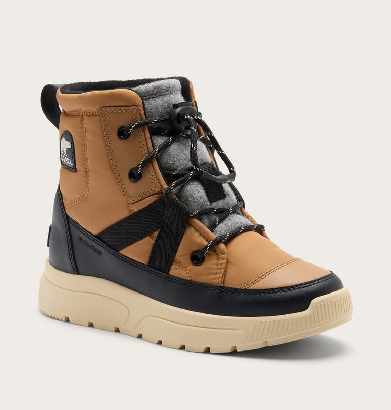 Little Kids Whitney III Mid Waterproof Boot, Color: Tawny Buff, Bleached Ceramic, image 7