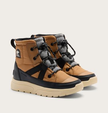 Little Kids Whitney III Mid Waterproof Boot, Color: Tawny Buff, Bleached Ceramic, image 14