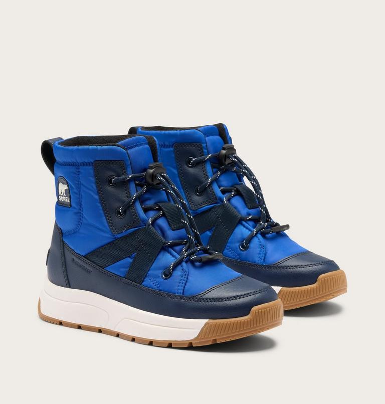 Little Kids Whitney III Mid Waterproof Boot, Color: Azul, Collegiate Navy, image 2