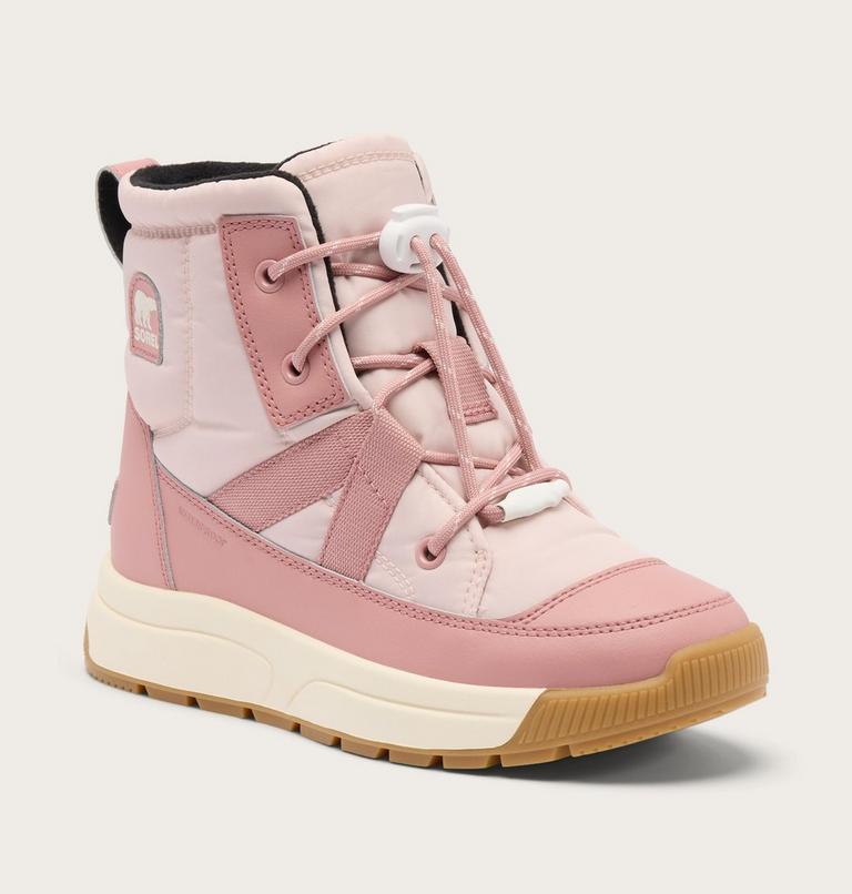 Little Kids Whitney III Mid Waterproof Boot, Color: Pink Salt, Eraser Pink, image 7