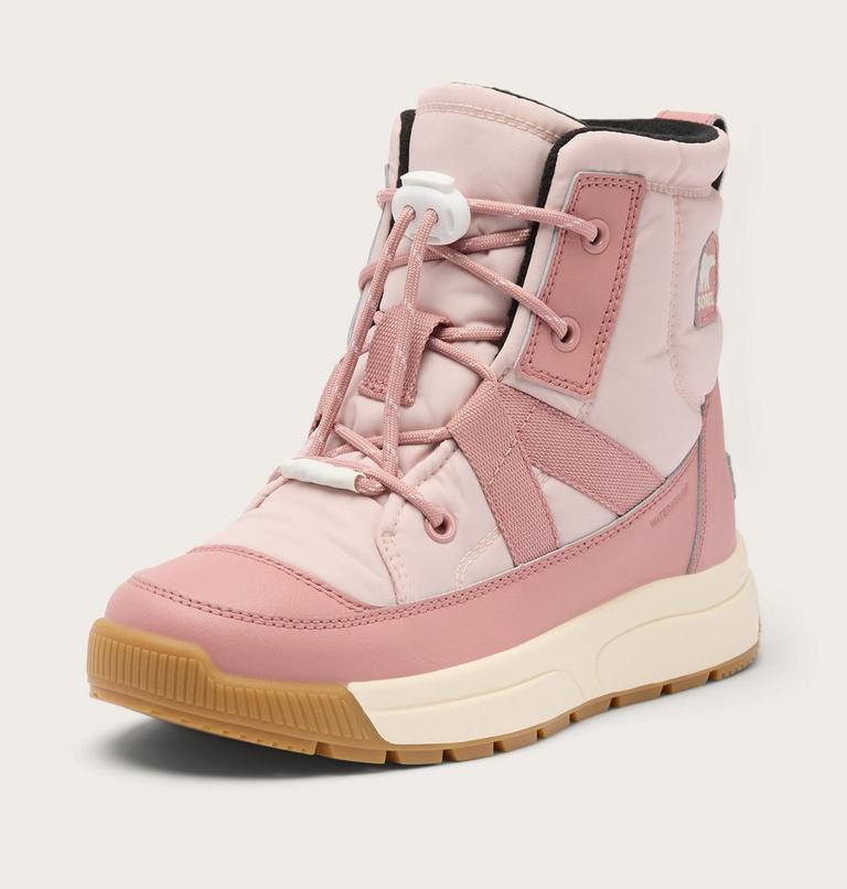 Little Kids Whitney III Mid Waterproof Boot, Color: Pink Salt, Eraser Pink, image 8