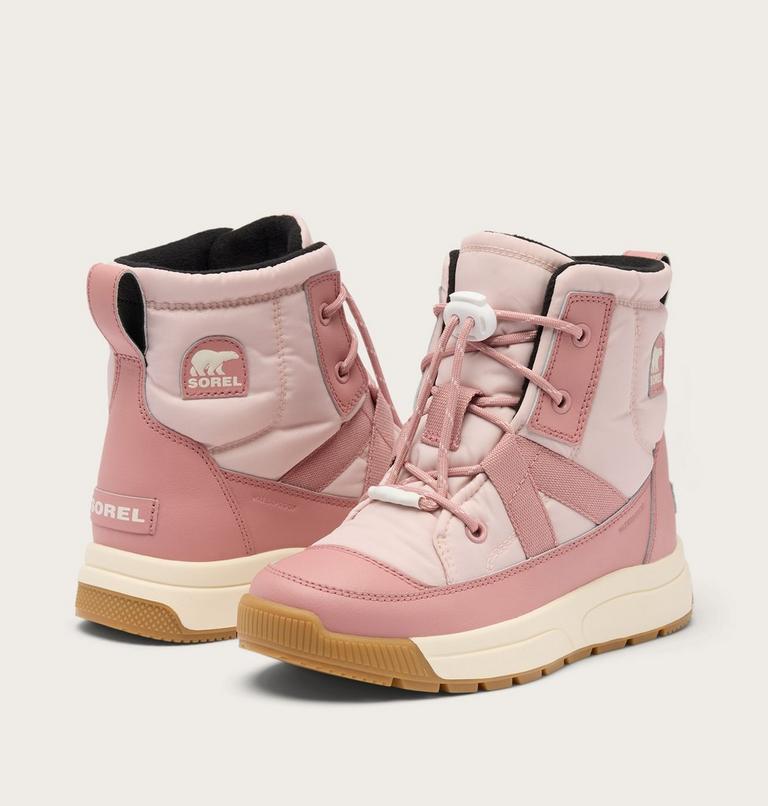 Little Kids Whitney III Mid Waterproof Boot, Color: Pink Salt, Eraser Pink, image 9