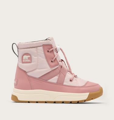 Little Kids Whitney III Mid Waterproof Boot, Color: Pink Salt, Eraser Pink, image 5