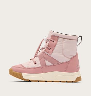 Little Kids Whitney III Mid Waterproof Boot, Color: Pink Salt, Eraser Pink, image 8