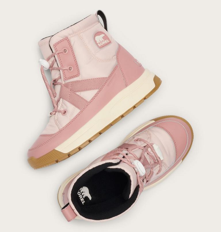 Little Kids Whitney III Mid Waterproof Boot, Color: Pink Salt, Eraser Pink, image 5