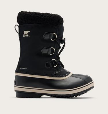 Youth Yoot PAC Nylon Snow Boots, Color: Black, Black, image 1