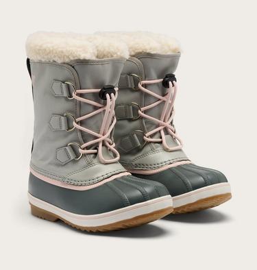 Youth Yoot PAC Nylon Snow Boots, Color: Dove, Gum 2, image 4