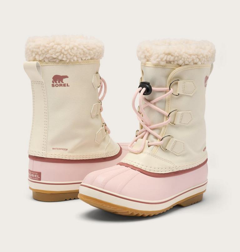 BIG KIDS YOOT PAC NYLON WP, Color: Snow, Pink Salt, image 9