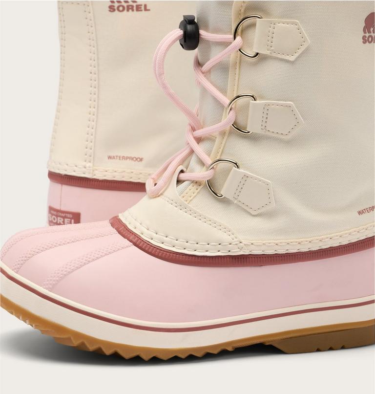 Big Kids Yoot PAC Nylon Winter Boot, Color: Snow, Pink Salt, image 6