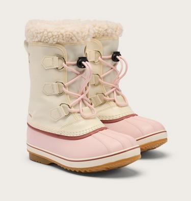 Youth Yoot PAC Nylon Snow Boots, Color: Snow, Pink Salt, image 10