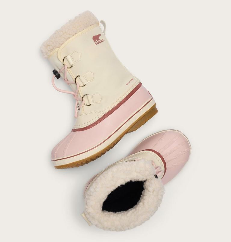 BIG KIDS YOOT PAC NYLON WP, Color: Snow, Pink Salt, image 5