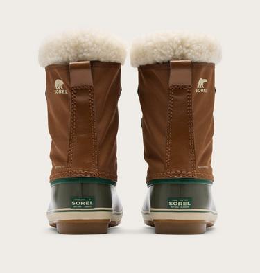 Botte de Neige en Nylon Yoot PAC Junior, Color: Velvet Tan, Stone Green, image 3