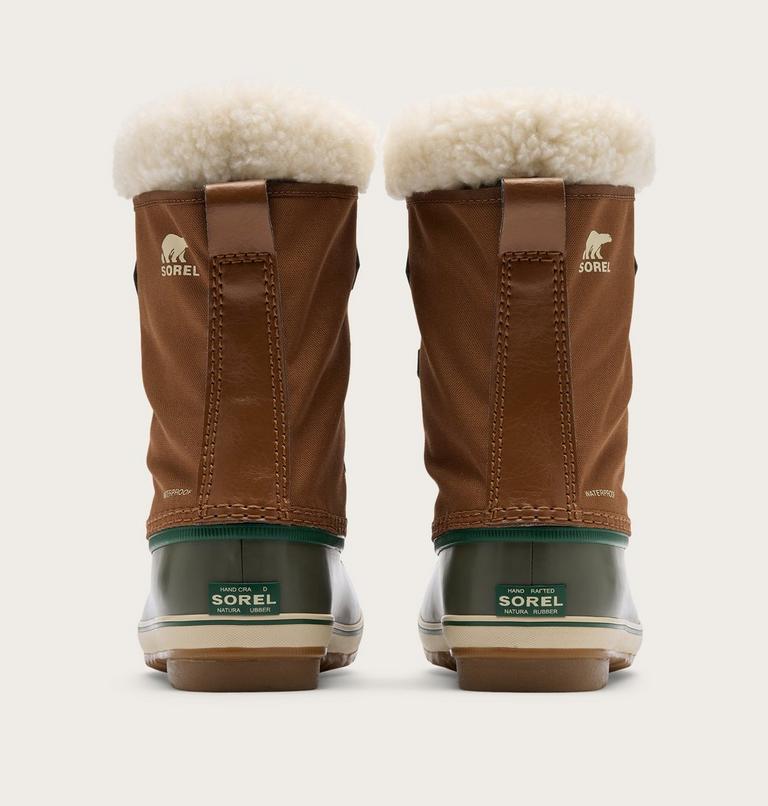BIG KIDS YOOT PAC NYLON WP, Color: Velvet Tan, Stone Green, image 3
