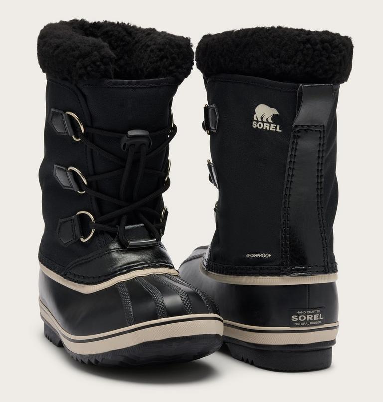 Little Kids Yoot PAC Nylon Winterboot, Color: Black, Black, image 6