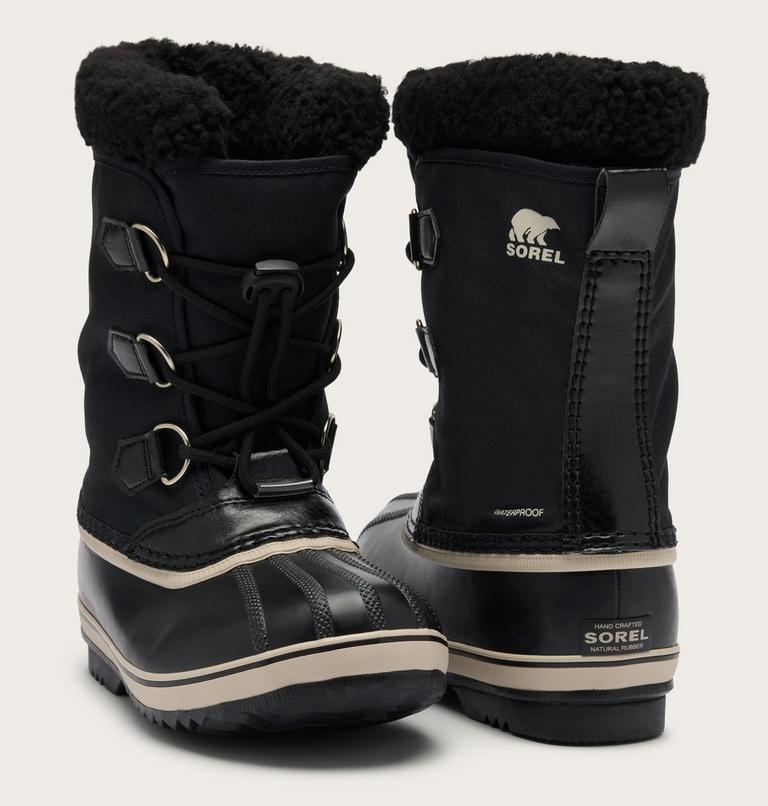 Kids' Yoot PAC Nylon Snow Boots, Color: Black, Black, image 10
