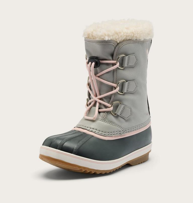 Kids' Yoot PAC Nylon Snow Boots, Color: Dove, Gum 2, image 8