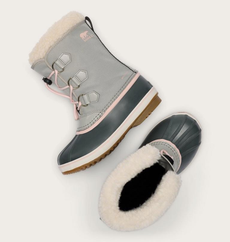 Kids' Yoot PAC Nylon Snow Boots, Color: Dove, Gum 2, image 5