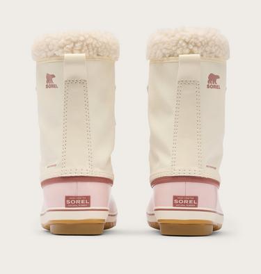 Little Kids Yoot PAC Nylon Winterboot, Color: Snow, Pink Salt, image 3