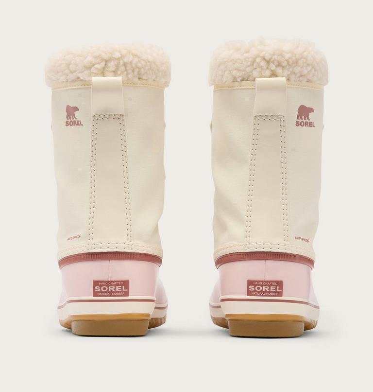 Kids' Yoot PAC Nylon Snow Boots, Color: Snow, Pink Salt, image 3
