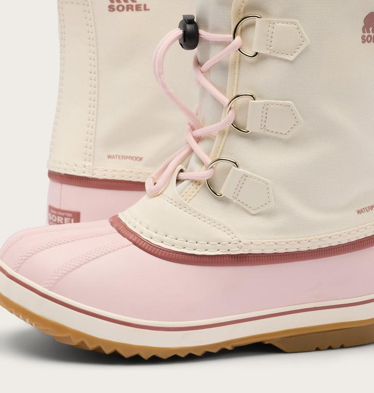 Little Kids Yoot PAC Nylon Winterboot, Color: Snow, Pink Salt, image 6