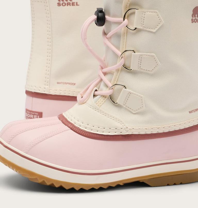 Kids' Yoot PAC Nylon Snow Boots, Color: Snow, Pink Salt, image 10