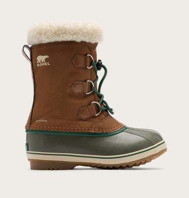 Yoot PAC Nylon Schneestiefel f&uuml;r Kinder, Color: Velvet Tan, Stone Green, image 1