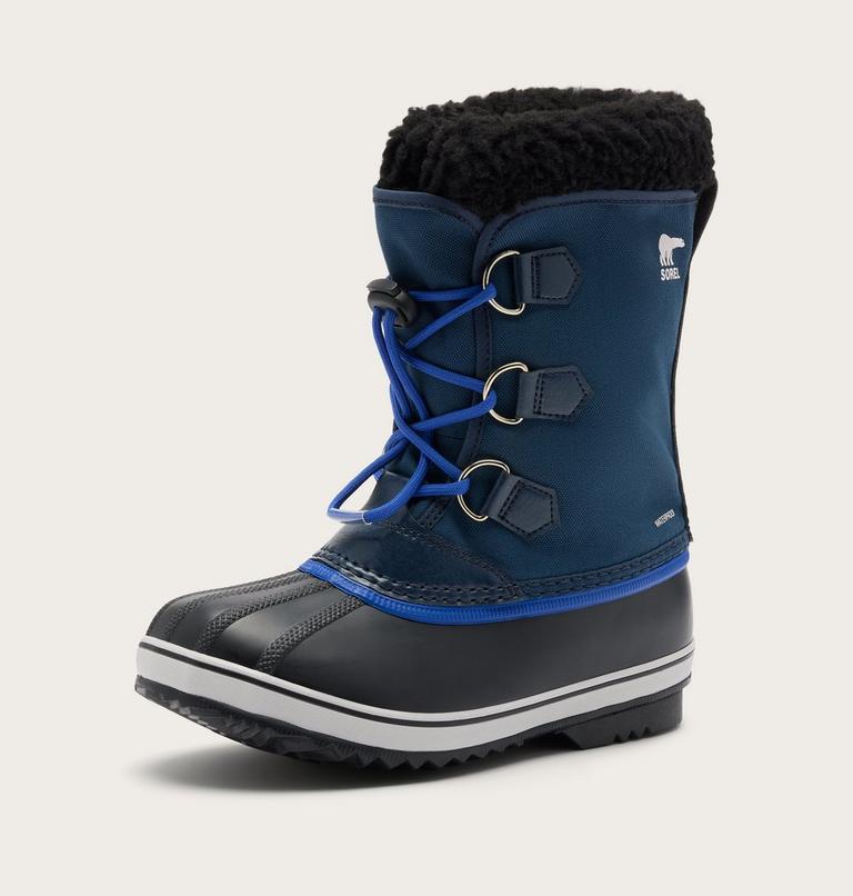 Kids' Yoot PAC Nylon Snow Boots, Color: Collegiate Navy, Super Blue, image 8