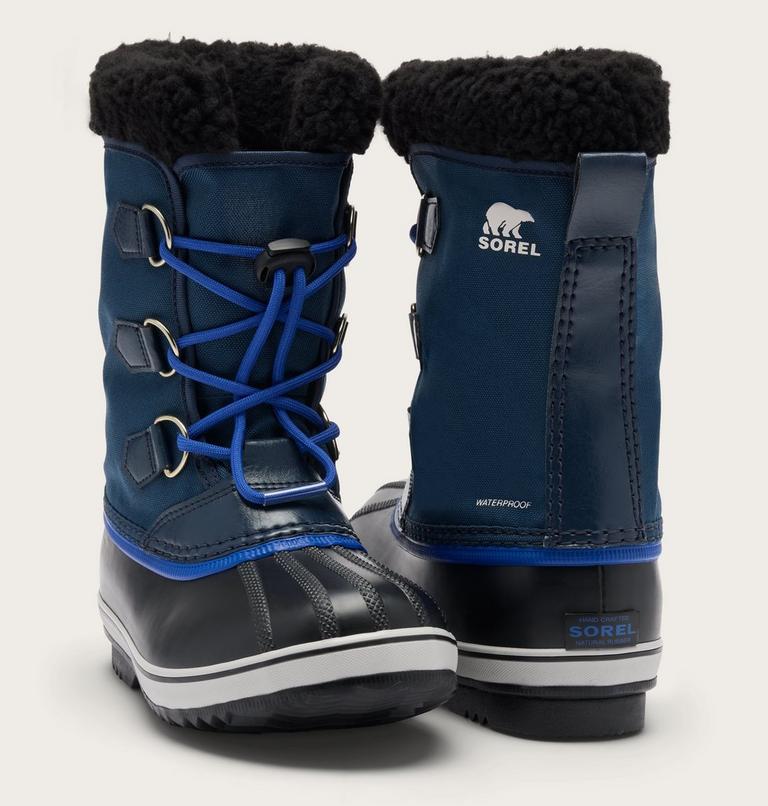 Kids' Yoot PAC Nylon Snow Boots, Color: Collegiate Navy, Super Blue, image 10
