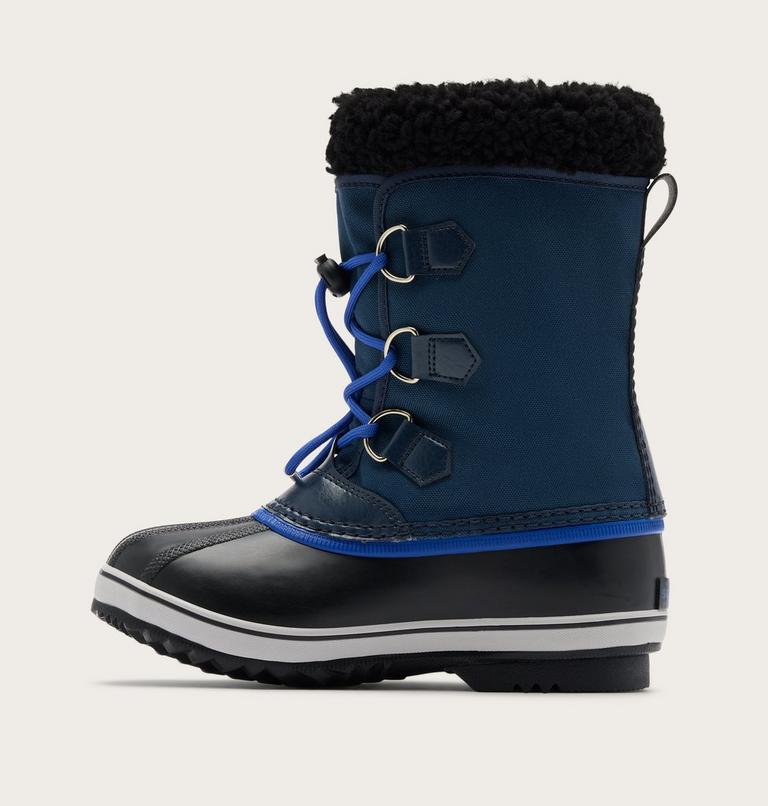 Kids' Yoot PAC Nylon Snow Boots, Color: Collegiate Navy, Super Blue, image 4