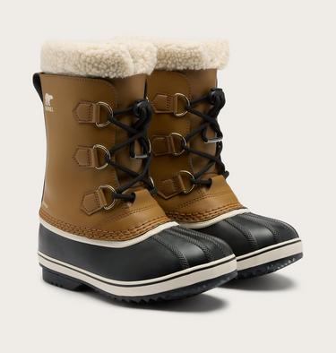 Youth Yoot PAC TP Snow Boots, Color: Mesquite, Black, image 2