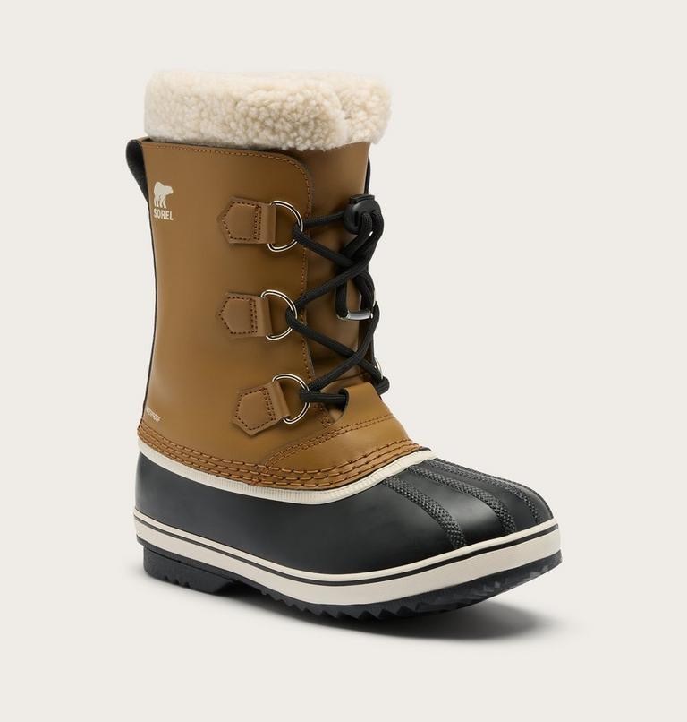 Kids' Yoot PAC TP Snow Boots, Color: Mesquite, Black, image 7