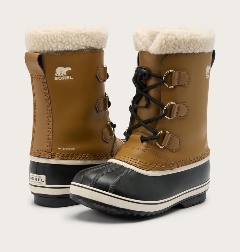Kids' Yoot PAC TP Snow Boots, Color: Mesquite, Black, image 9