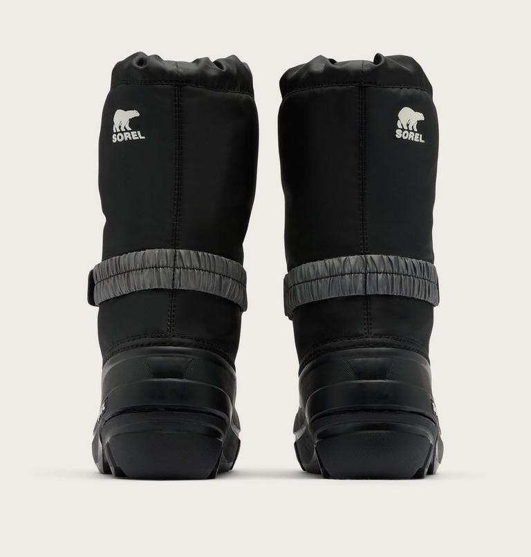 Big Kids Flurry Winter Boot, Color: Black, Sea Salt, image 3