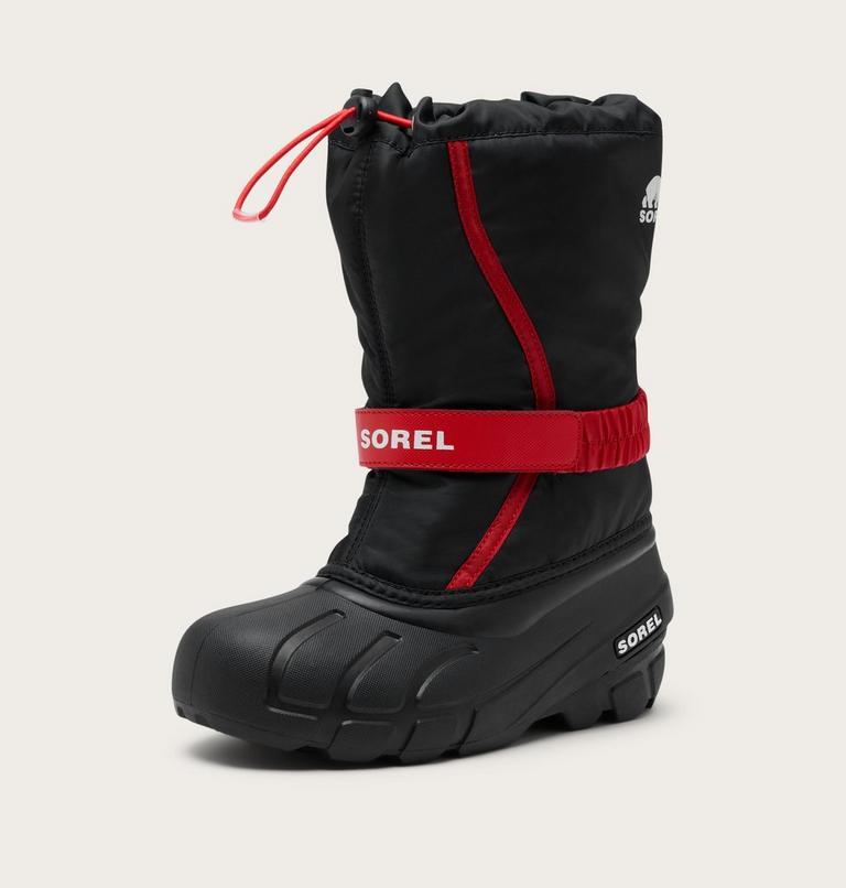 BIG KIDS FLURRY BOOT, Color: Black, Bright Red, image 8