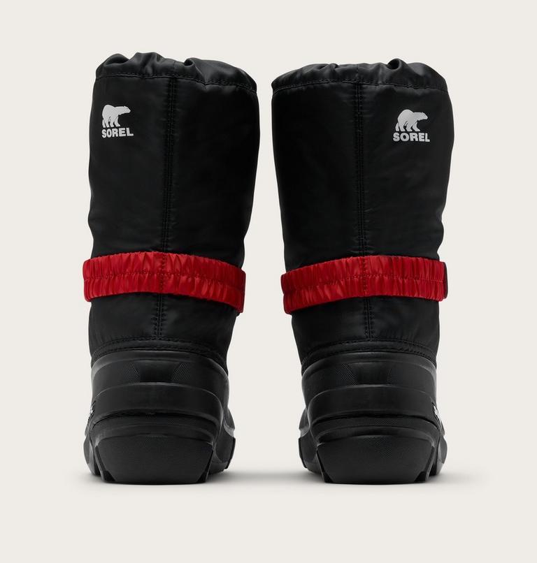 Big Kids Flurry Winter Boot, Color: Black, Bright Red, image 3