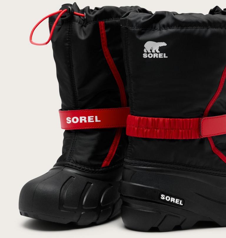 BIG KIDS FLURRY BOOT, Color: Black, Bright Red, image 10